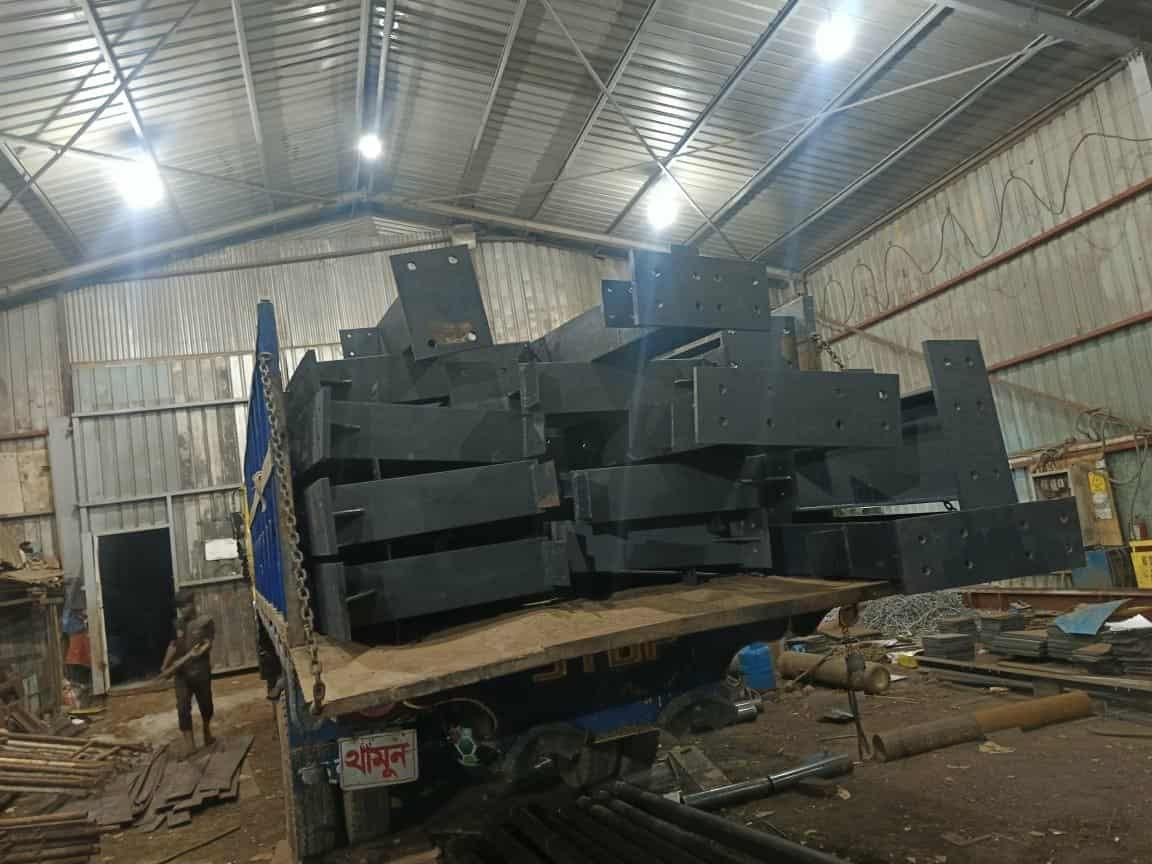 Finish Goods Delivery — ISSBC steel fabrication workshop