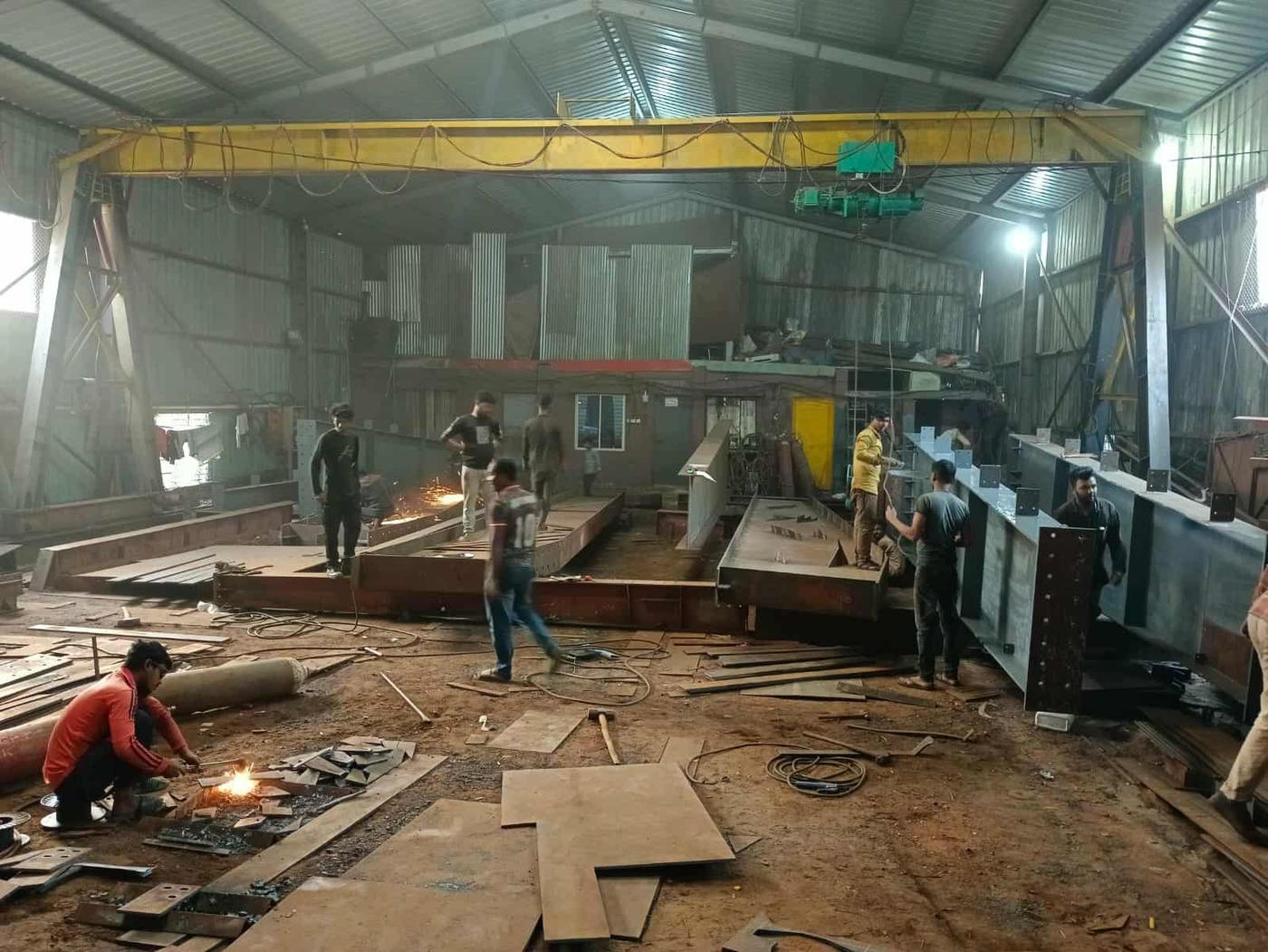 Working Time — ISSBC steel fabrication workshop